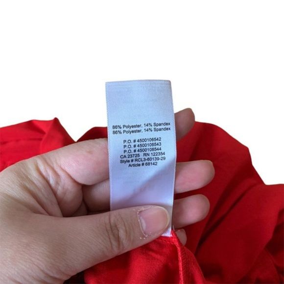 Aritzia TNA Red Riley Track Pants Size Medium - Picture 7 of 9